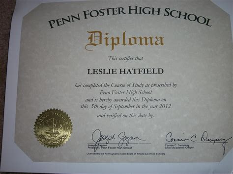 do employers accept penn foster high school diploma